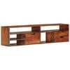 vidaXL TV Cabinet 140x30x35 cm Solid Acacia Wood
