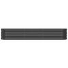 vidaXL Garden Raised Bed Galvanised Steel 224x40x36 cm Anthracite