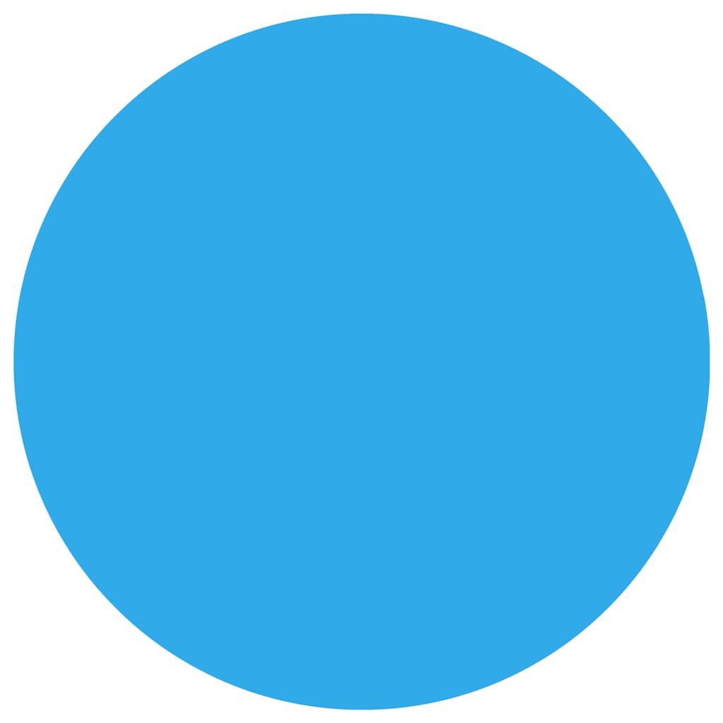 Round Pool Cover 488 cm PE Blue