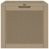 vidaXL Garden Storage Box Light Brown 55.5x43x53 cm Polypropylene