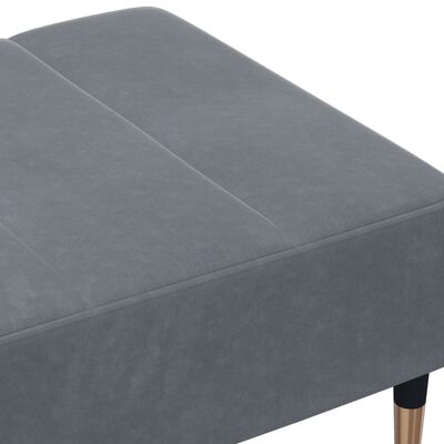 vidaXL Footstool Dark Grey 77x55x31 cm Velvet