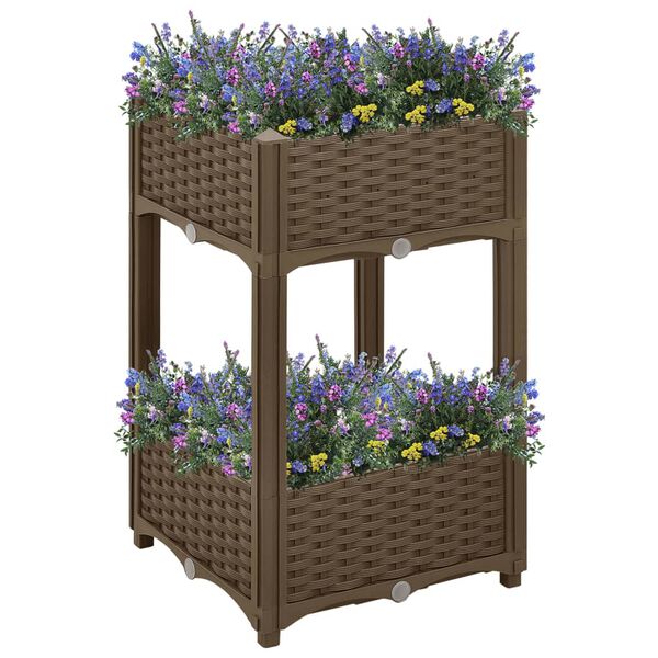 vidaXL Raised Bed 40x40x71 cm Polypropylene