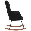 vidaXL Rocking Chair Black Velvet