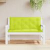 vidaXL Garden Bench Cushions 2pcs Bright Green 120x50x7cm Oxford Fabric