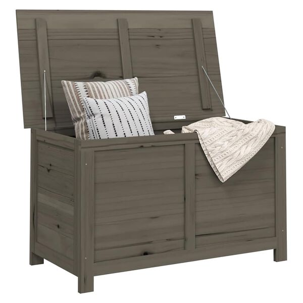 vidaXL Outdoor Cushion Box Brown 100x50x56 cm Solid Wood Fir