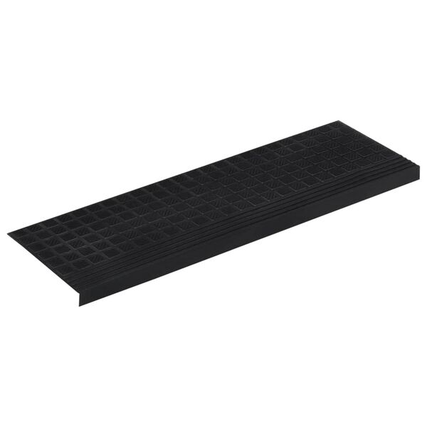 vidaXL Stair Treads 10 pcs 25x75 cm Rubber