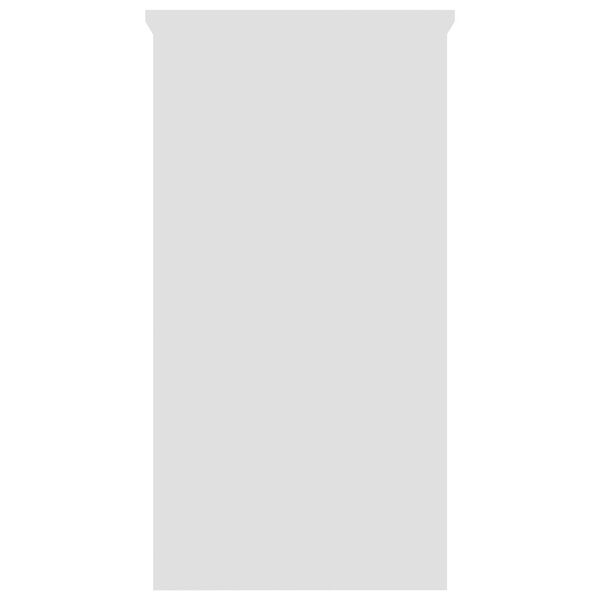 vidaXL Desk White 80x40x75 cm Engineered Wood