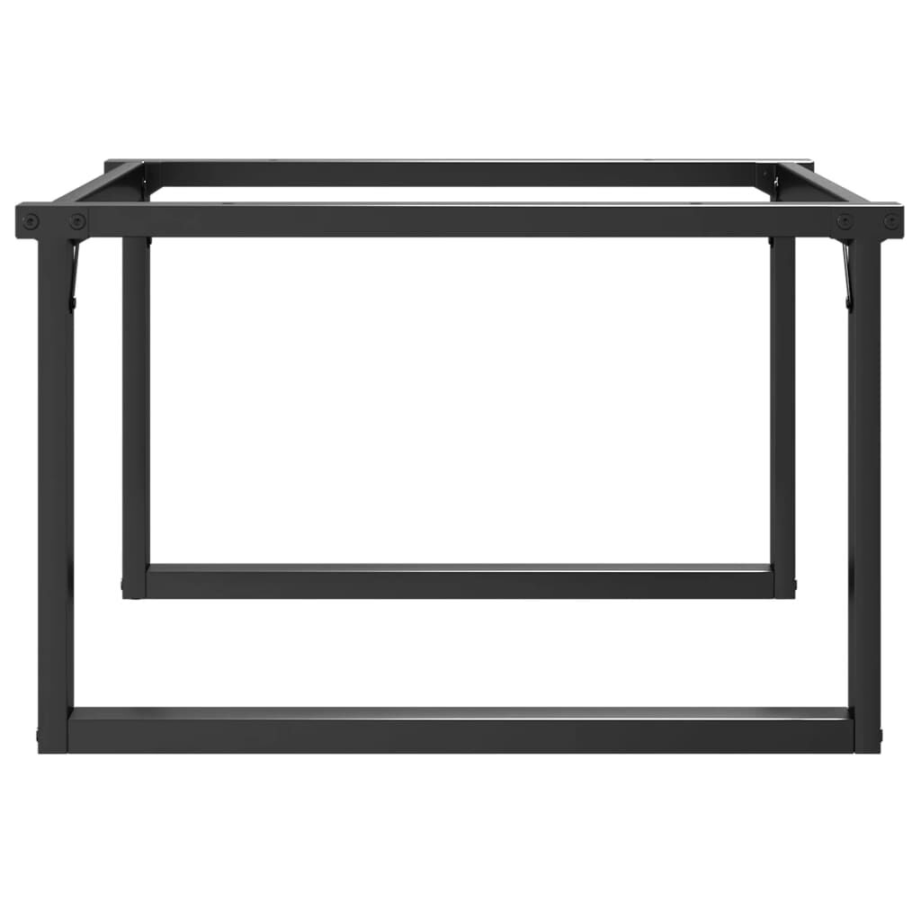 vidaXL Coffee Table Legs O-Frame 70x60x43 cm Steel
