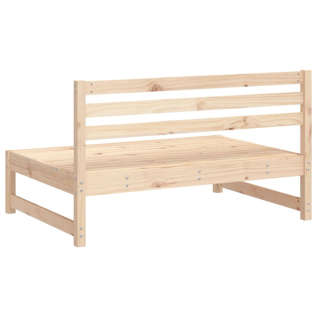 vidaXL Garden Middle Sofa 120x80 cm Solid Wood Pine