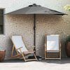 vidaXL Garden Parasol Anthracite 294 x 150 x 224 cm Fabric