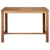 vidaXL Bar Table Solid Acacia Wood 150x70x105 cm