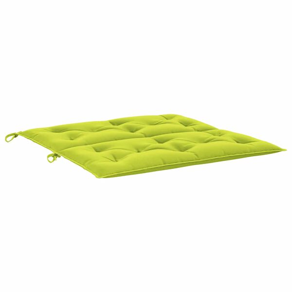 vidaXL Garden Bench Cushion Bright Green 100x(50+50)x7cm Oxford Fabric