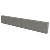 vidaXL Gabion Wall with Covers Galvanised Steel 900x50x150 cm