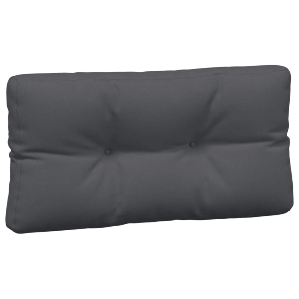 vidaXL Pallet Cushions 3 pcs Anthracite Fabric