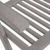 vidaXL Garden Reclining Chairs 6 pcs Grey Solid Acacia Wood