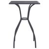 vidaXL Garden Table Anthracite 50x50x72 cm Steel Mesh