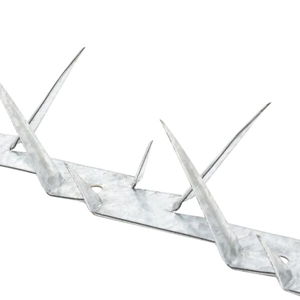 vidaXL Wall Spikes 2 pcs Steel 1 m