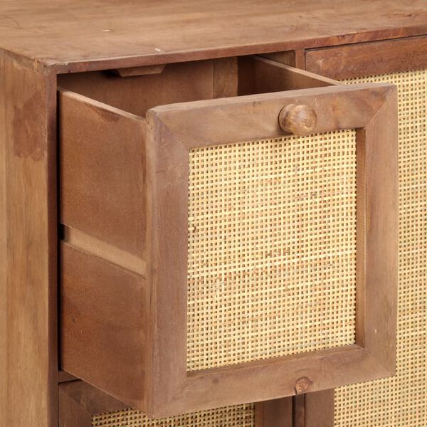 vidaXL Sideboard 60x35x75 cm Solid Mango Wood