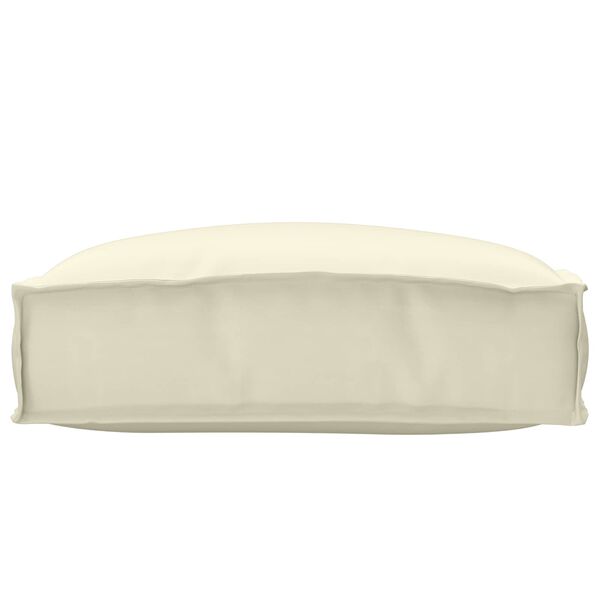 vidaXL Cushion Cream 50 x 50 x 12 cm Oxford Fabric