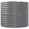 vidaXL Garden Raised Bed Galvanised Steel 152x80x68 cm Grey