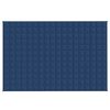 vidaXL Weighted Blanket Blue 135x200 cm Single 6 kg Fabric