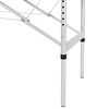 Blue Foldable Massage Table 4 Zones with Aluminium Frame