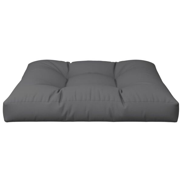 vidaXL Pallet Cushion Anthracite 80x80x12 cm Fabric
