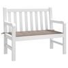 vidaXL Garden Bench Cushion Taupe 120x50x4 cm Oxford Fabric