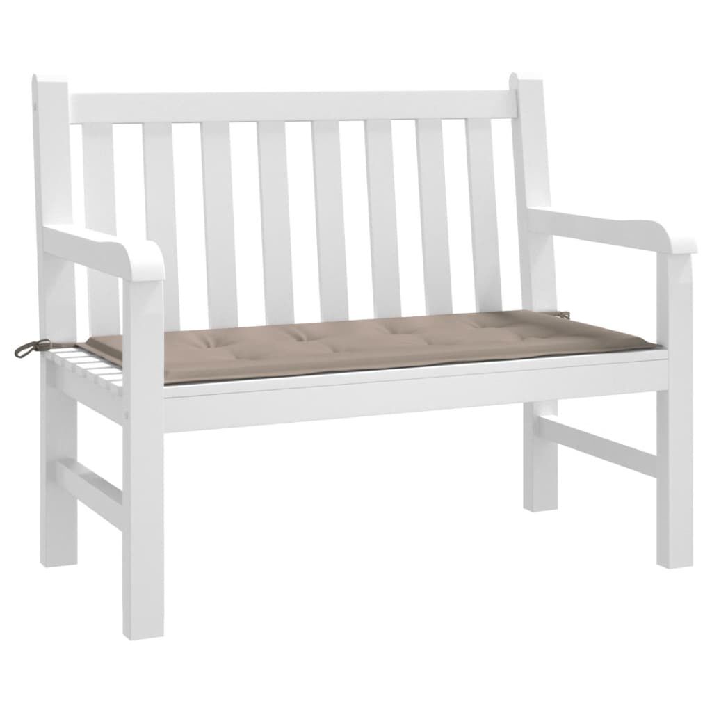 vidaXL Garden Bench Cushion Taupe 120x50x4 cm Oxford Fabric