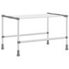 vidaXL Laundry Dryer 83x(50-55)x(40-85) cm Aluminium