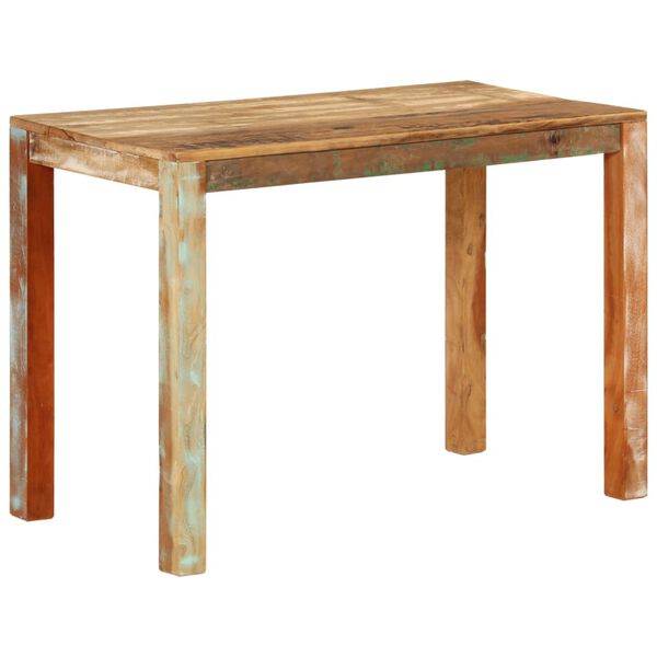 vidaXL Dining Table 110x55x76 cm Solid Wood Reclaimed