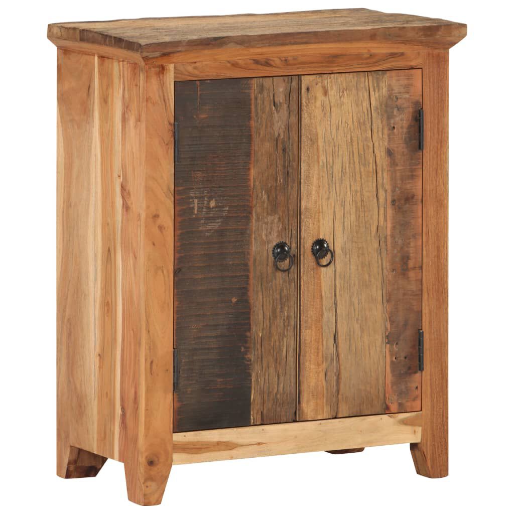 vidaXL Sideboard 60x33x75 cm Solid Acacia Wood and Reclaimed Wood