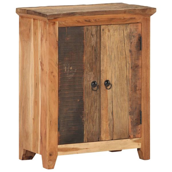 vidaXL Sideboard 60x33x75 cm Solid Acacia Wood and Reclaimed Wood