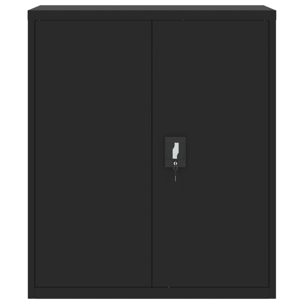 vidaXL File Cabinet Black 90x40x105 cm Steel