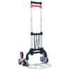 vidaXL Foldable Stair Transport Trolley 70 kg Aluminium Sliver