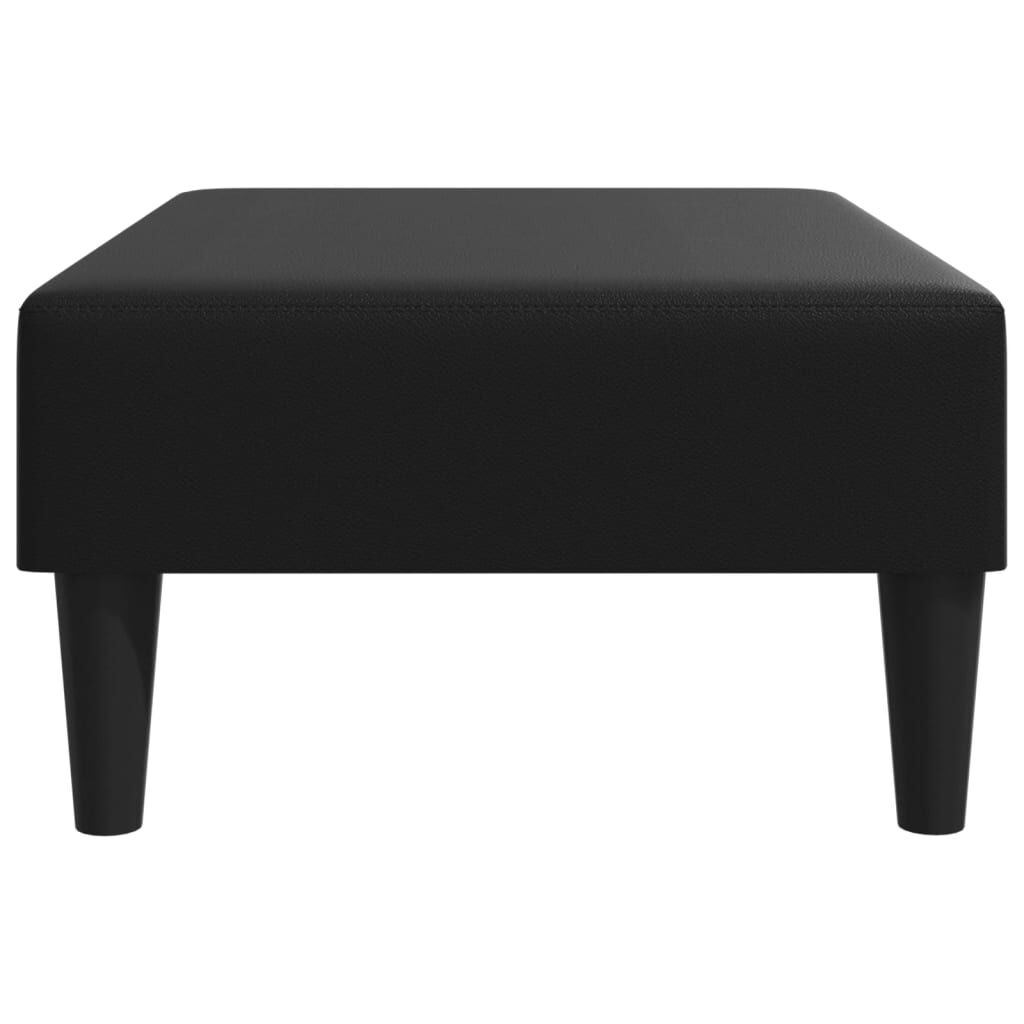 vidaXL Footstool Black 77x55x31 cm Faux Leather