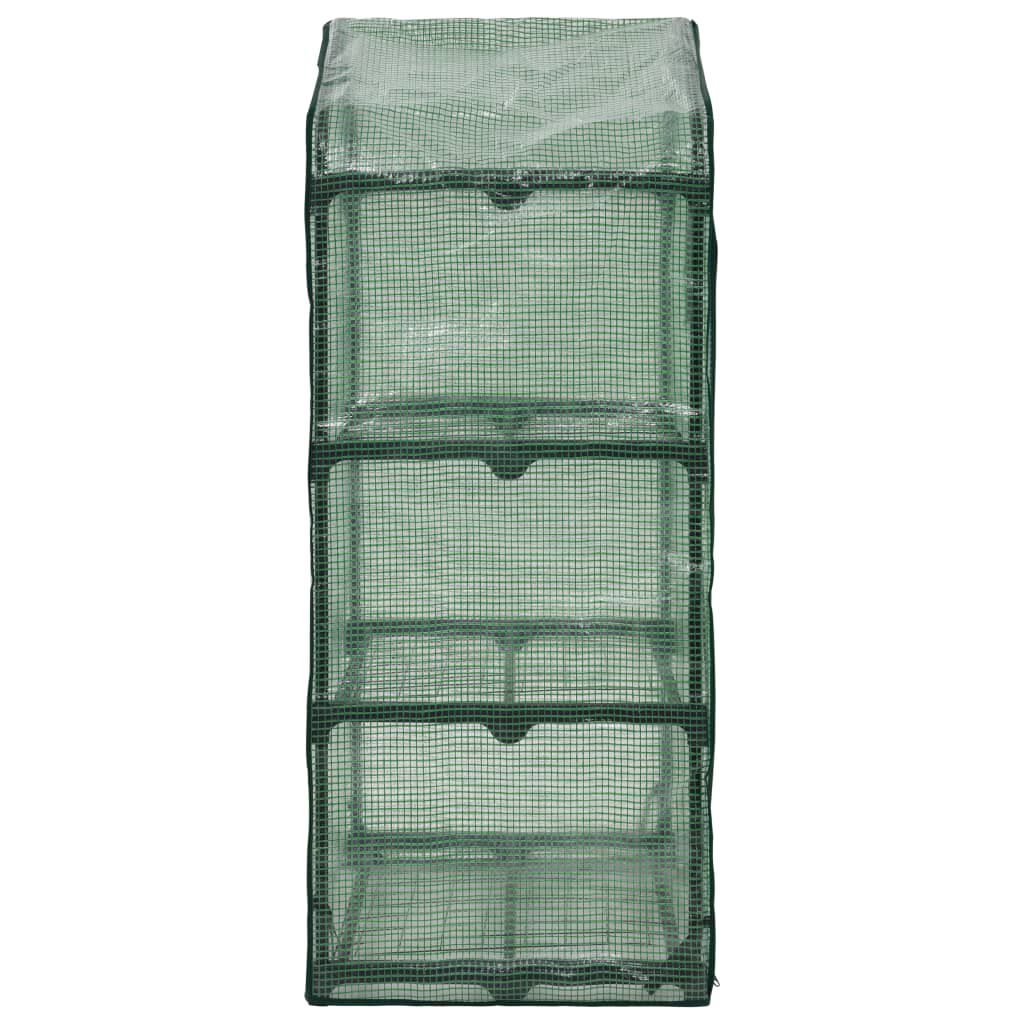 vidaXL 3-Tier Mini Greenhouse 69x49x125 cm