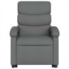 vidaXL Electric Stand up Recliner Chair Dark Grey Fabric