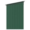 vidaXL Garden Shed Green Metal