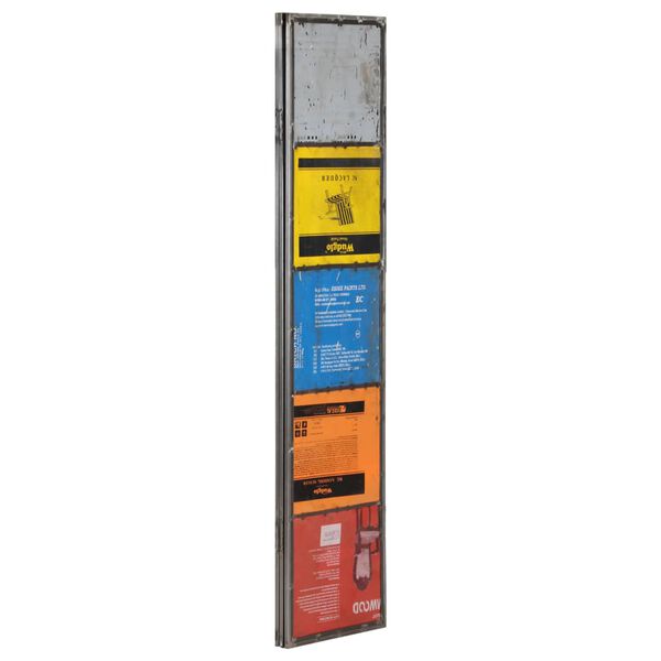 vidaXL Room Divider Multicolour 45x17x167 cm Iron