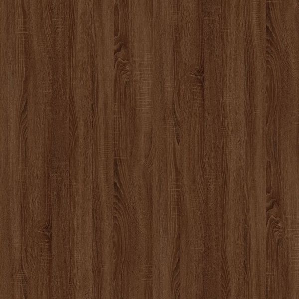 vidaXL Coffee Table Brown Oak 100x50x45 cm Engineered Wood and Iron