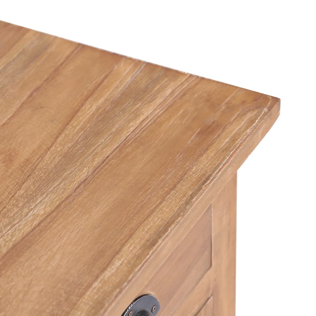 vidaXL Side Cabinet 65x30x75 cm Solid Teak