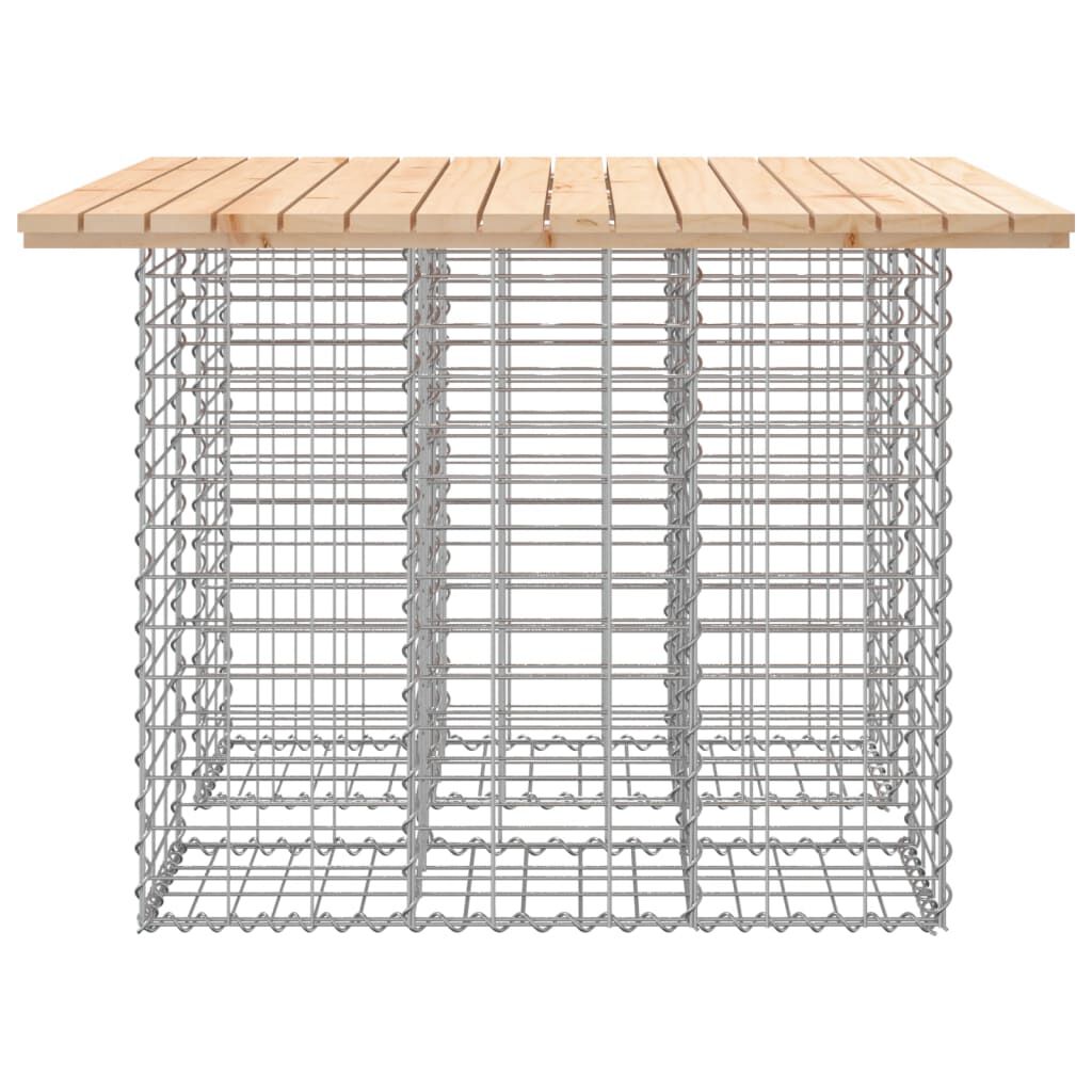 vidaXL Garden Bench Gabion Design 100x102x72 cm Solid Wood Pine