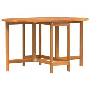 vidaXL Garden Table Folding Brown 110 x 60 x 72 cm Solid Acacia Wood