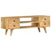 vidaXL TV Cabinet 110x35x40 cm Solid Mango Wood