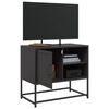 vidaXL TV Cabinet Black 68x39x60.5 cm Steel