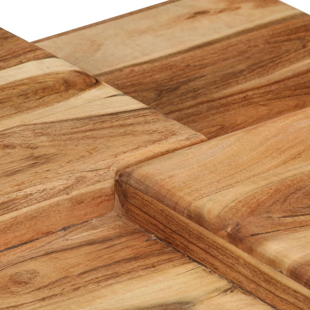 vidaXL Coffee Table 70x60x42 cm Solid Acacia Wood