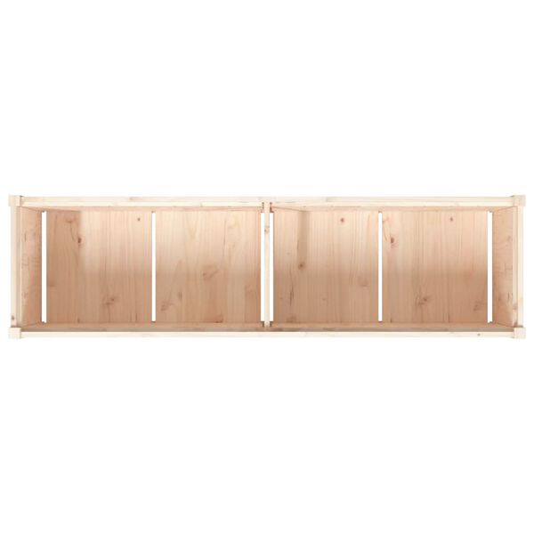 vidaXL Garden Planter 180x50x50 cm Solid Wood Pine