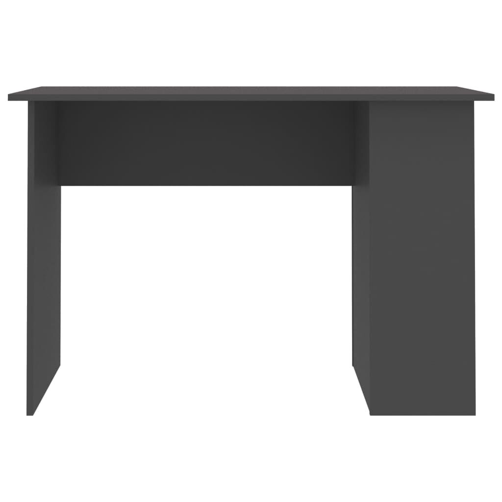 vidaXL Desk Grey 110x60x73 cm Engineered Wood