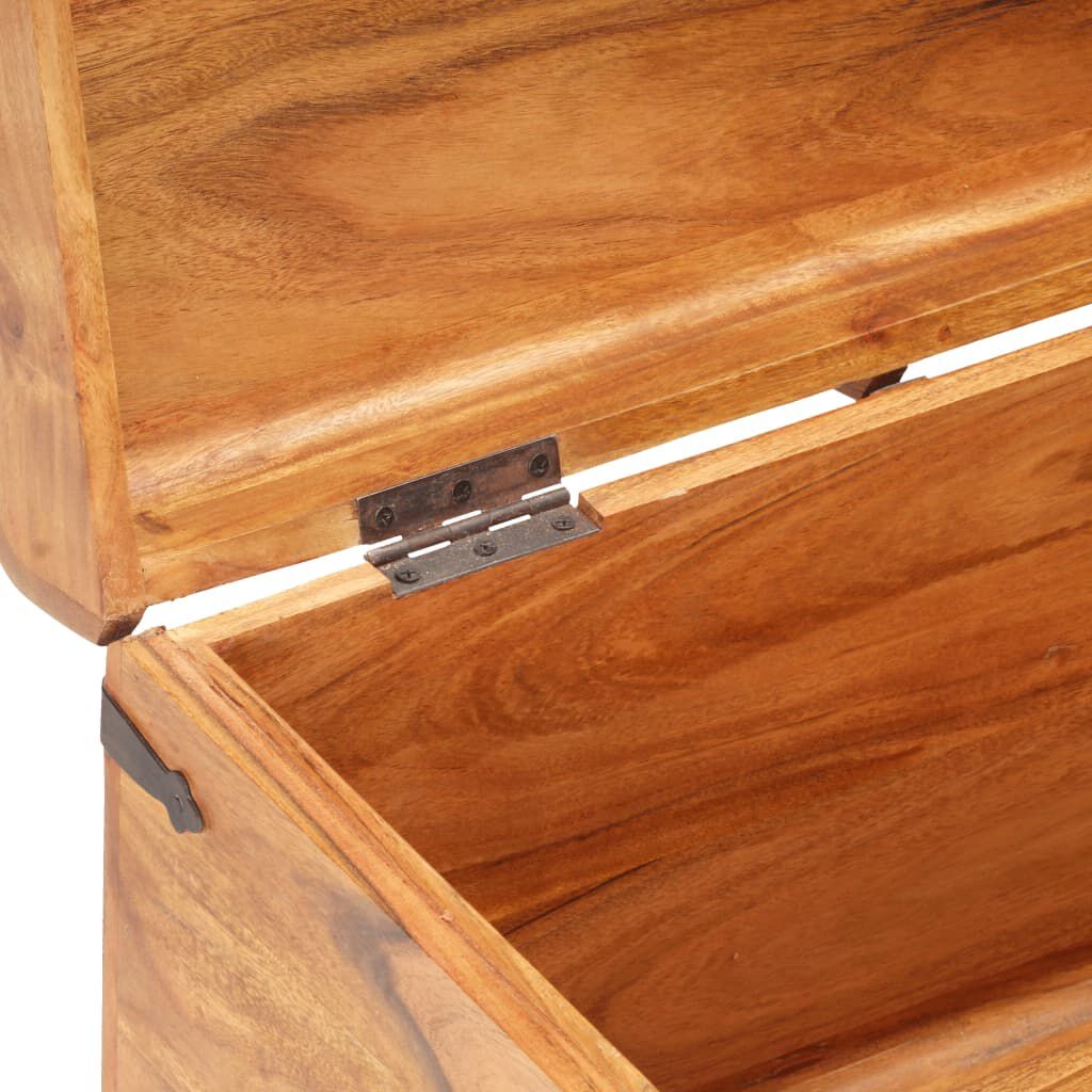 vidaXL Storage Chest 90x40x40 cm Solid Acacia Wood